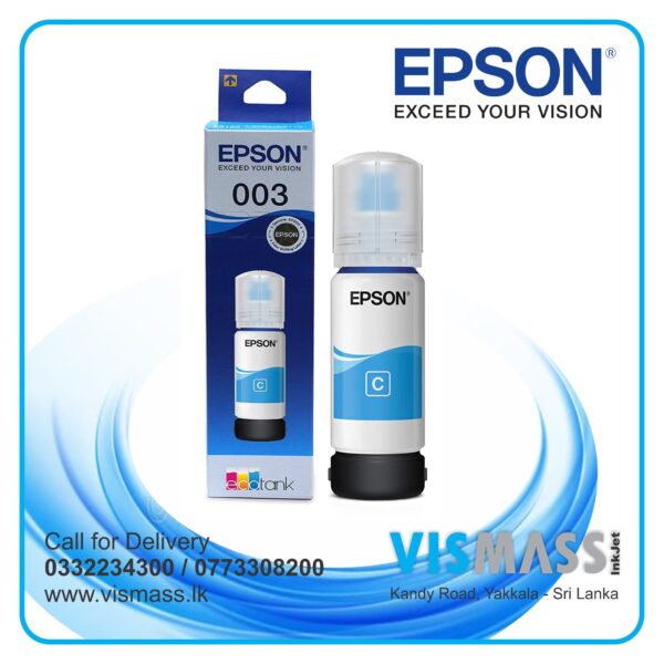 Epson Cyan Ink Bottle Original For L L